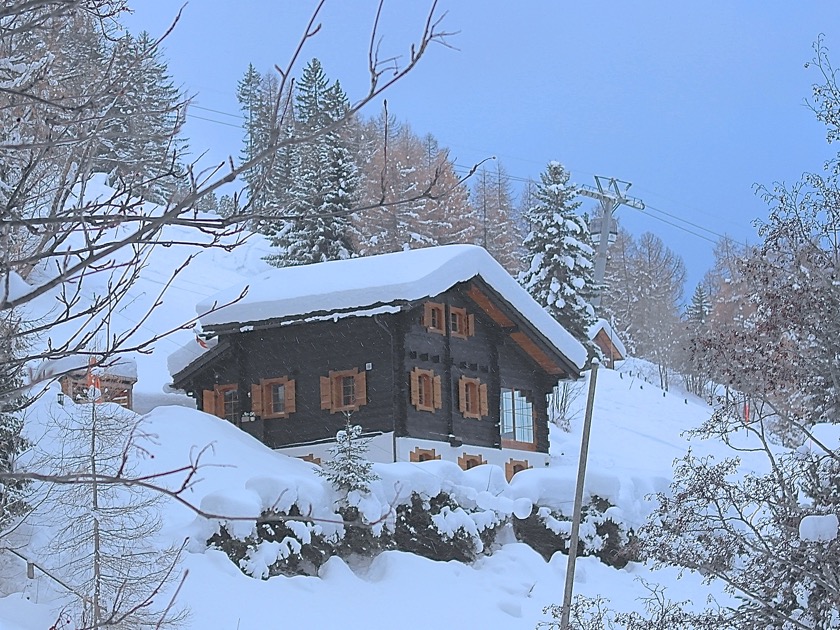 Privately nested chalet
